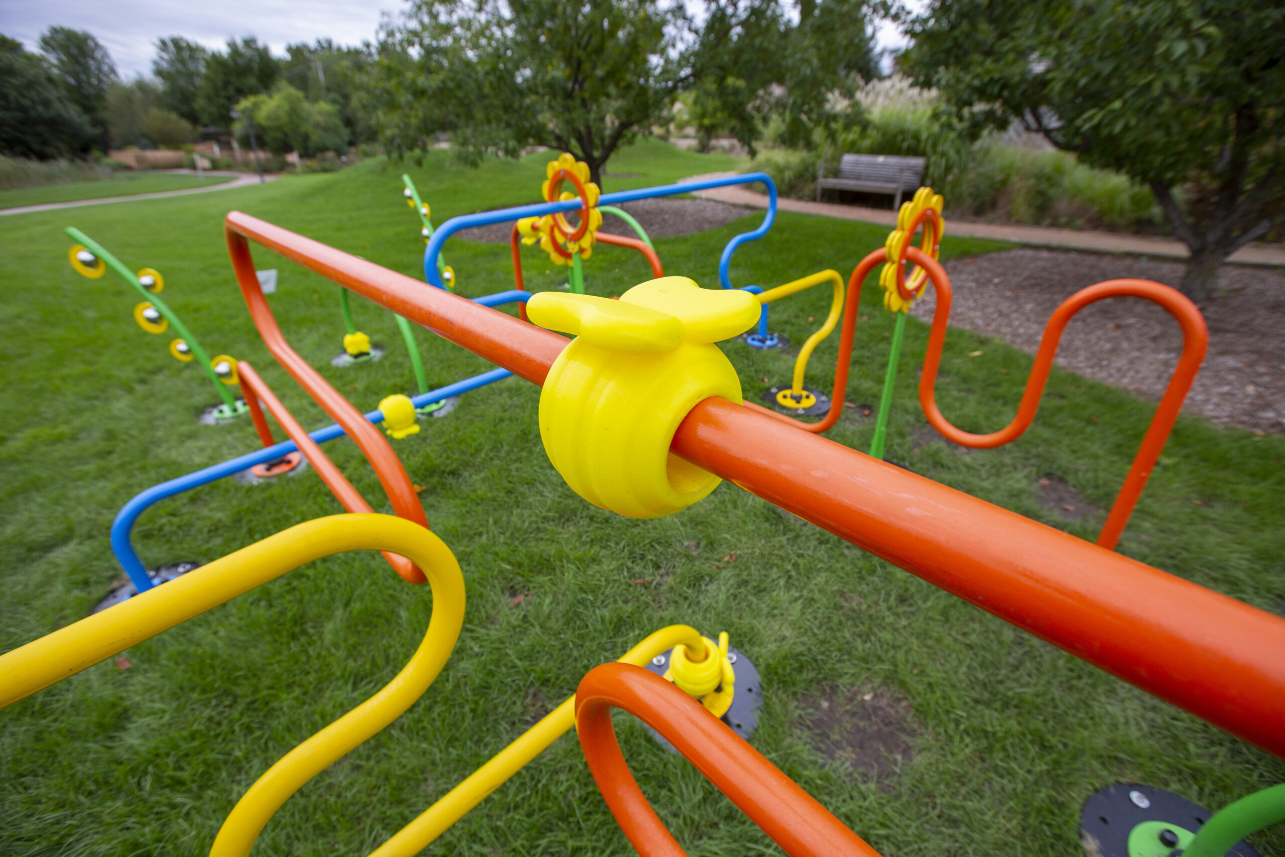 Design build exhibit at Reiman Gardens, 2019. (Christopher Gannon/Iowa State University)